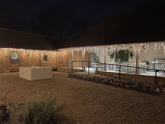 Courtyard at Christmas